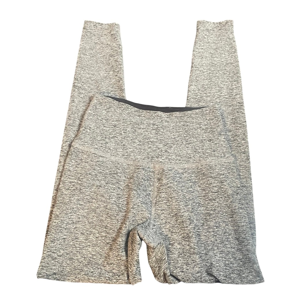 Beyond Yoga Womens Spacedye High Waisted Midi Leggings Gray Heather Size Small